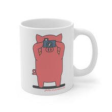 Load image into Gallery viewer, .photos Porkbun mascot mug
