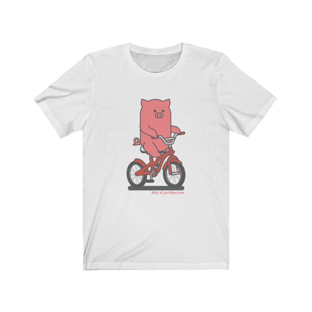 .bike Porkbun mascot t-shirt