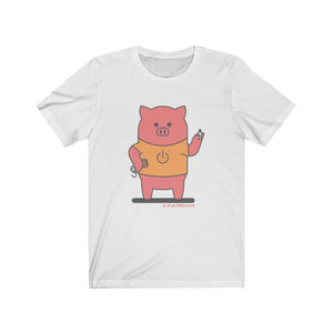 .io Porkbun mascot t-shirt