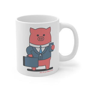 .biz Porkbun mascot mug