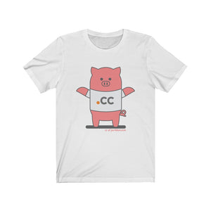 .cc Porkbun mascot t-shirt