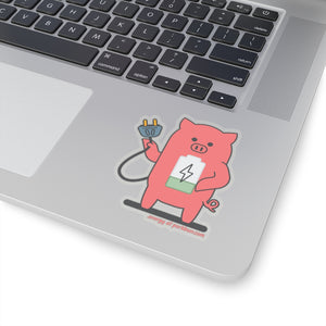 .energy Porkbun mascot sticker