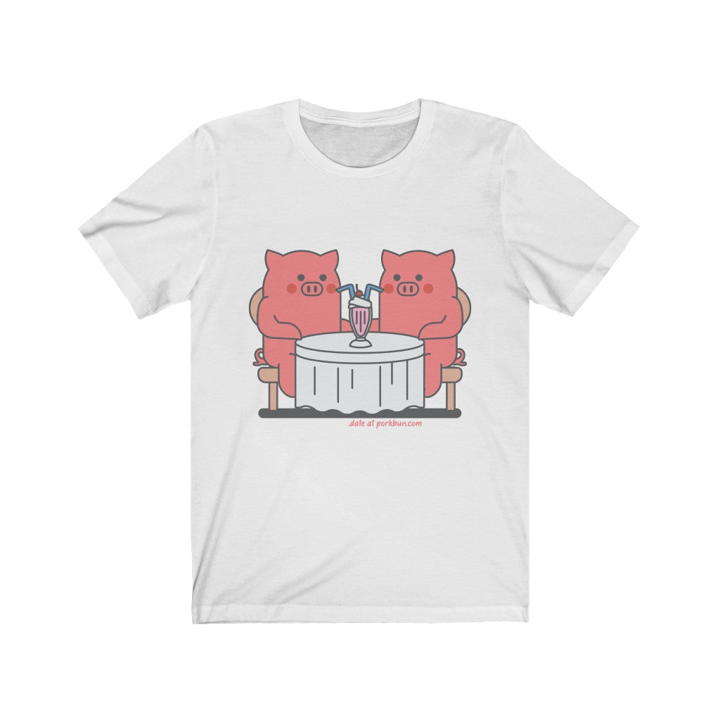 .date Porkbun mascot t-shirt