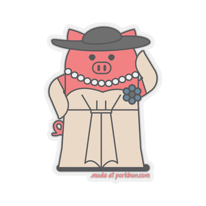 .moda Porkbun mascot sticker