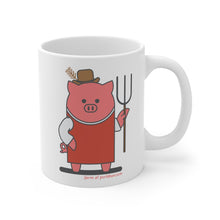 Load image into Gallery viewer, .farm Porkbun mascot mug
